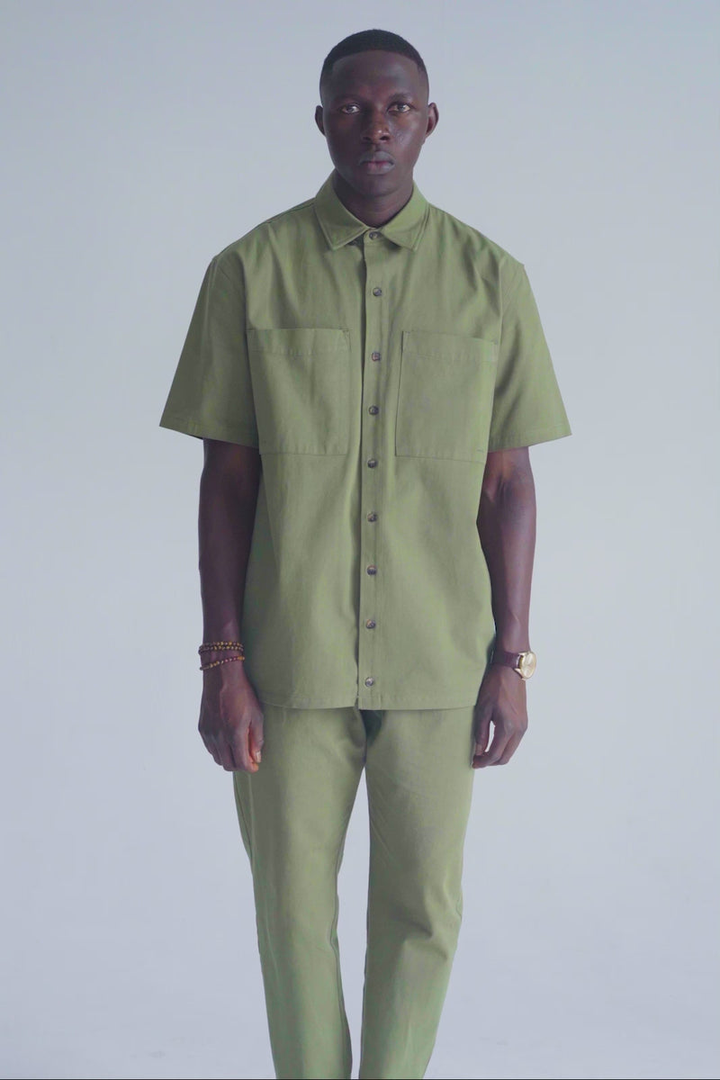 Olive green button sales up